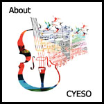 image of a colorful Cello with music symbols and birds