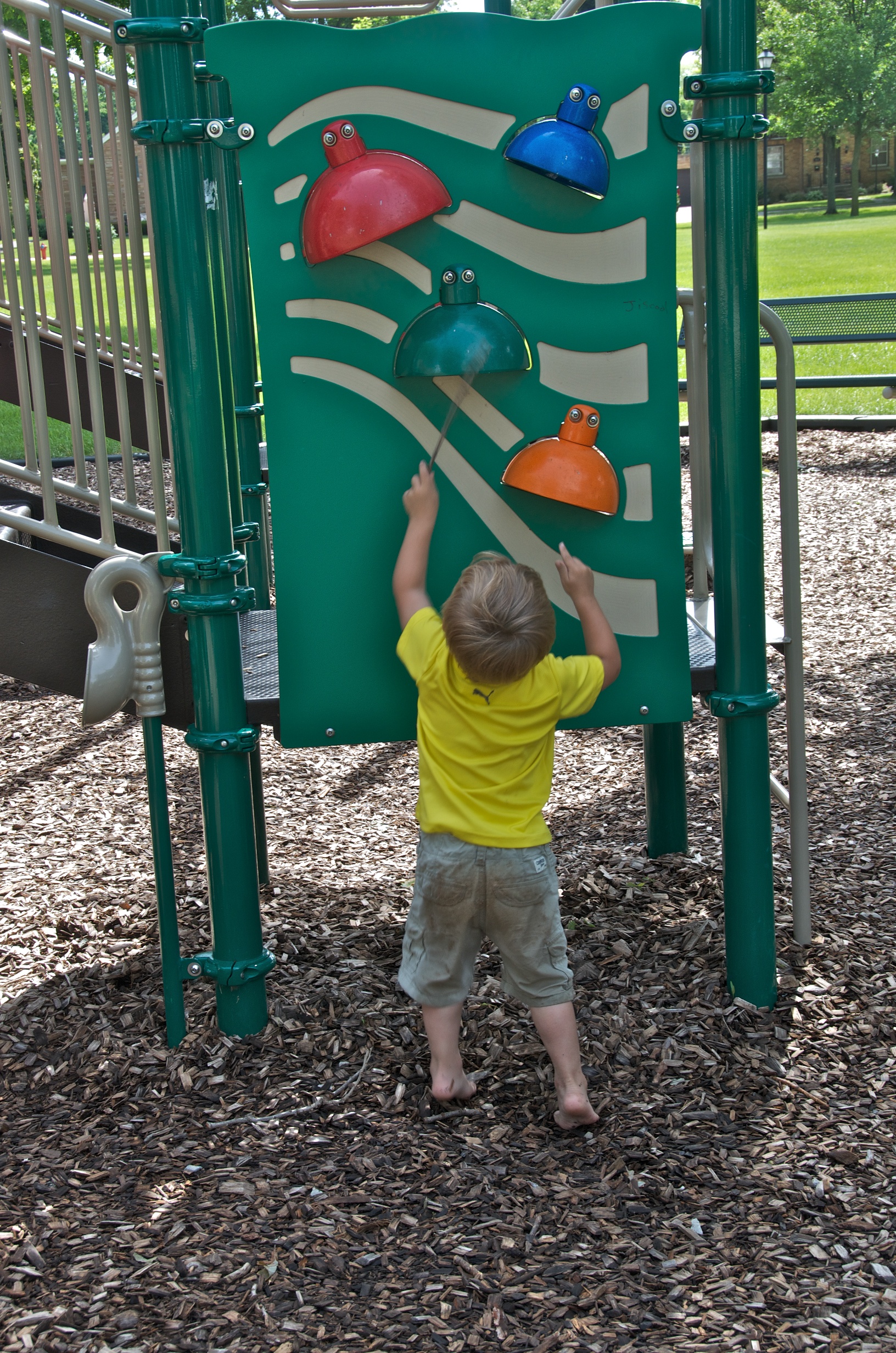 Playing at Dodge Park (Photo by LaMont Page)