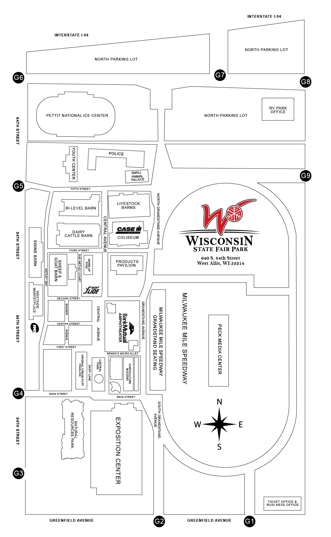 Wi State Fair Park Map